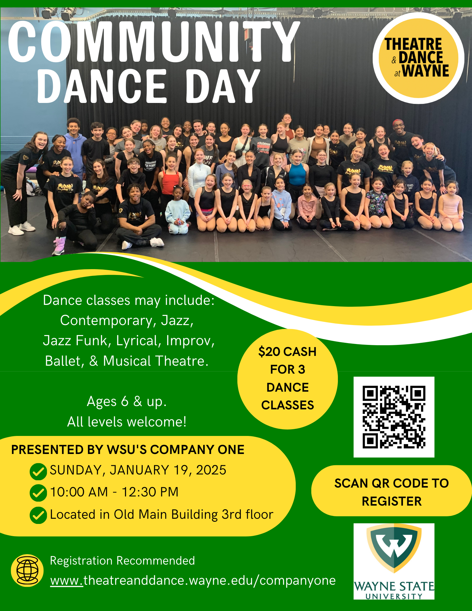 postser for community dance day