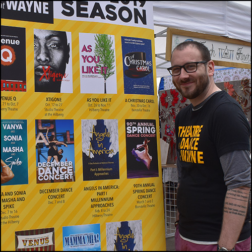 Theatre management student working at Ferndale PRIDE